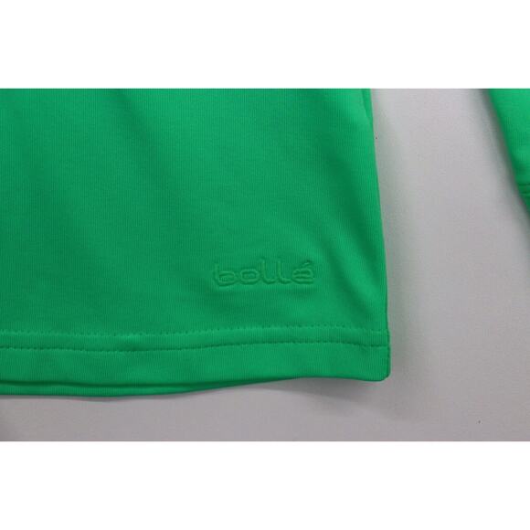 Bolle Tennis Golf Women's Long Sleeve Athletic Top Size Medium Black Green White - Picture 4 of 9